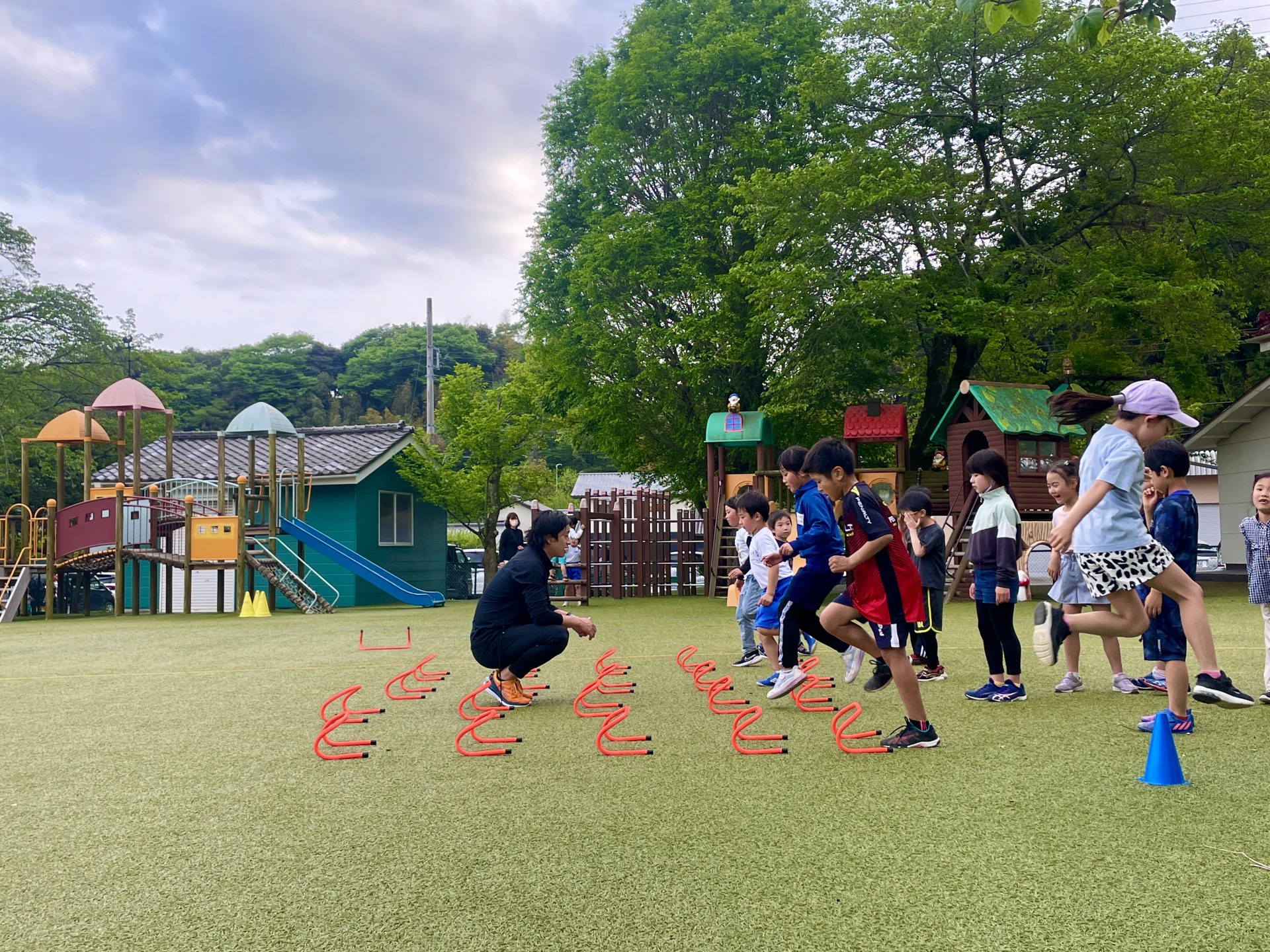 かけっこ教室始動（副園長）